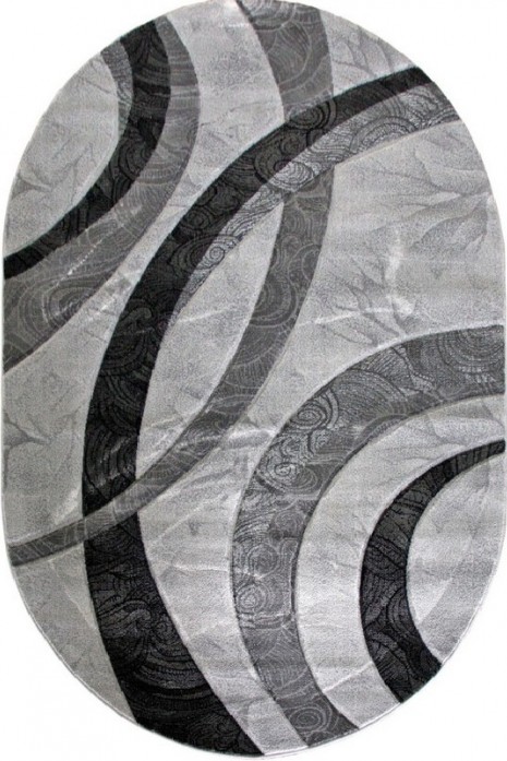 Килим Meral 0571 grey овал